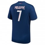Günstige Fußballtrikots Paris Saint-Germain Mbappé 7 Heimtrikot 2024-25 Kurzarm